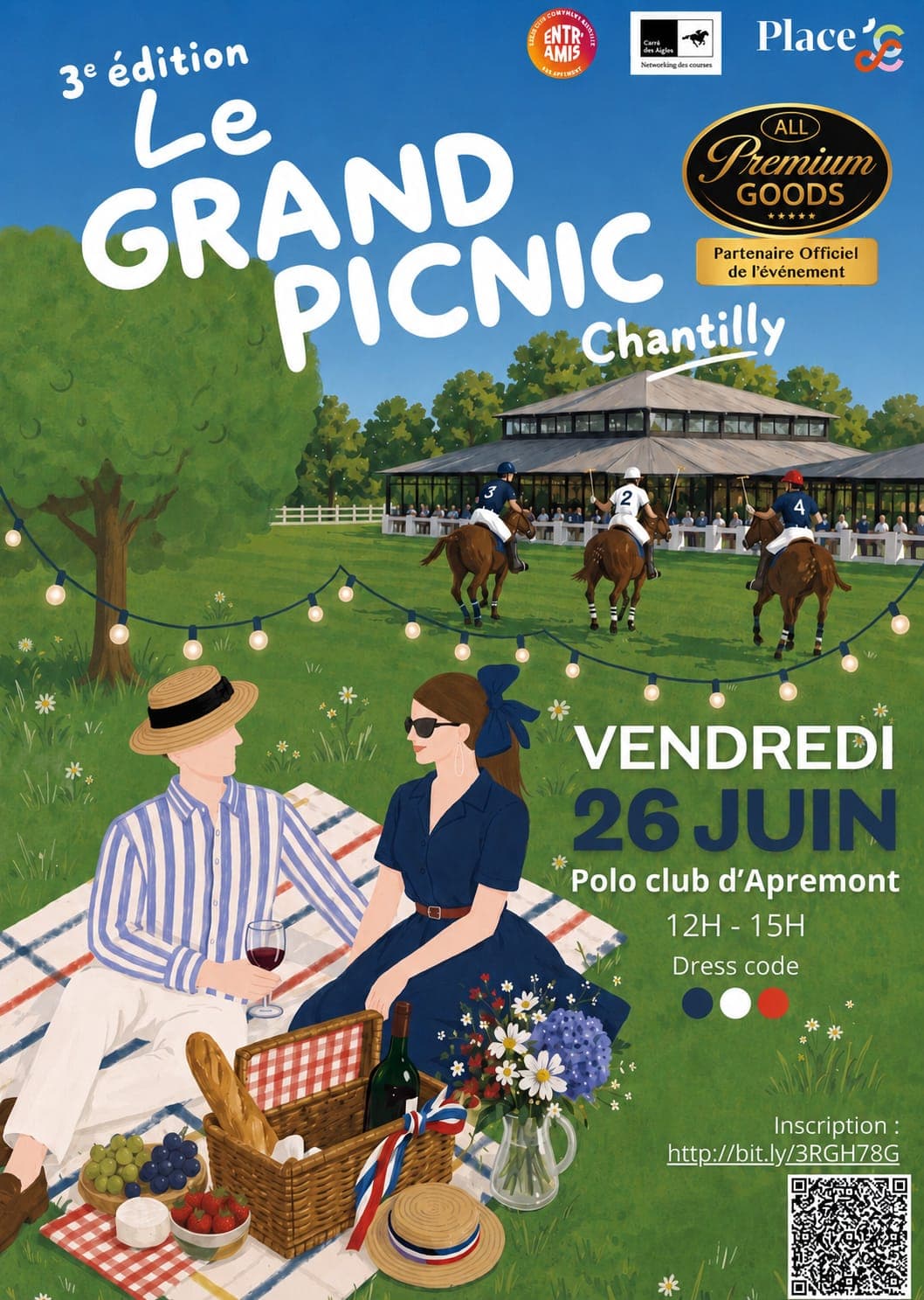 All Premium Goods, partenaire officiel du Grand Picnic de Chantilly – 3ᵉ édition