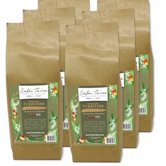 Sachets de café Sélection Tradition Cafés Taine en format professionnel
