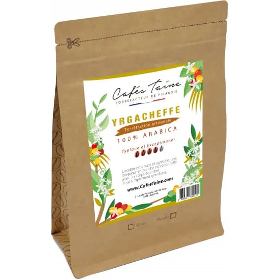 Sachet de café Yrgacheffe Cafés Taine