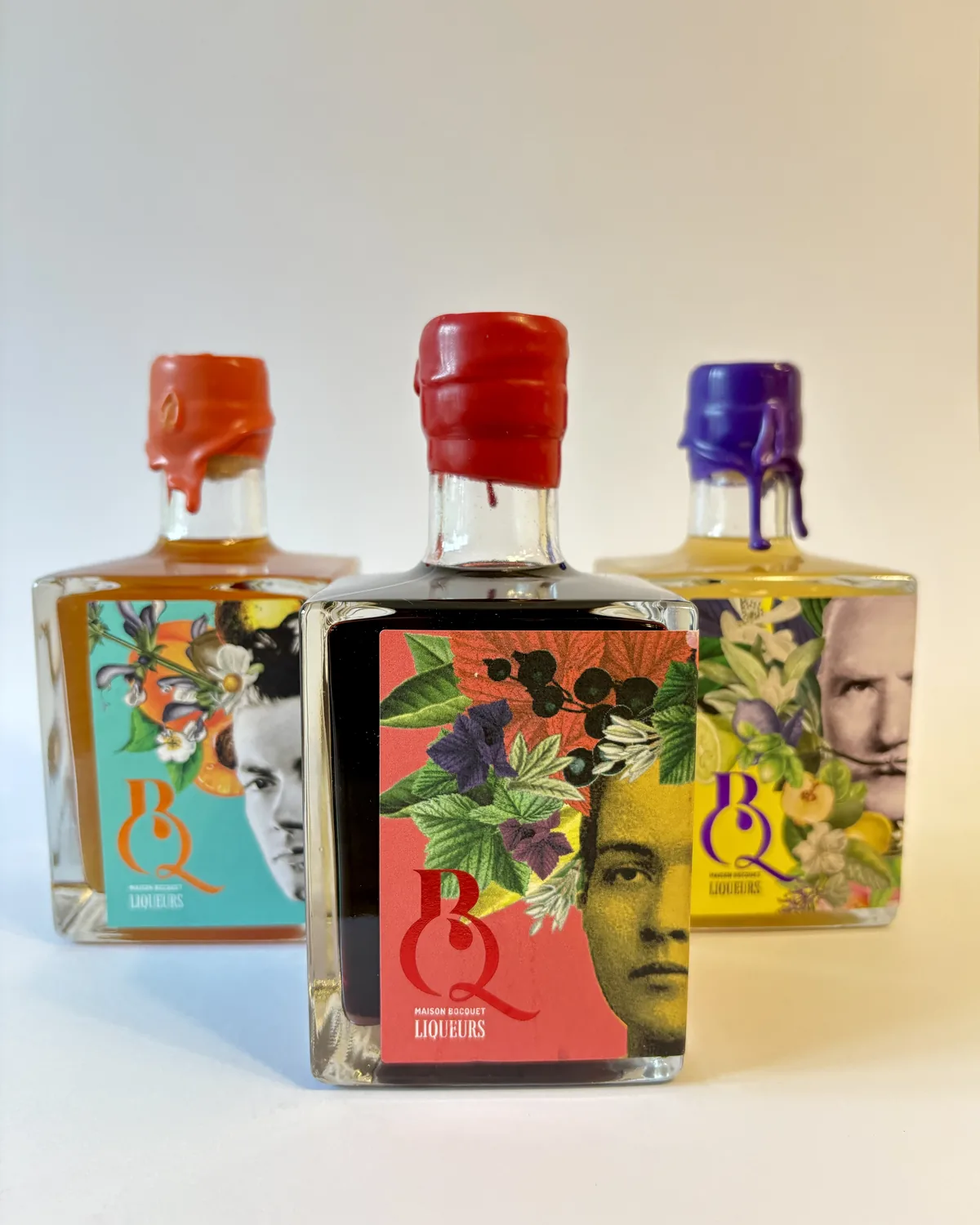 Les liqueurs Thérèse, René et Bernard de la Maison Bocquet