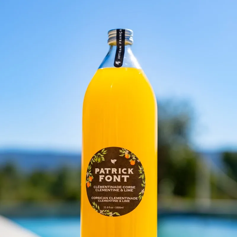 Bouteille de clémentinade corse Patrick Font