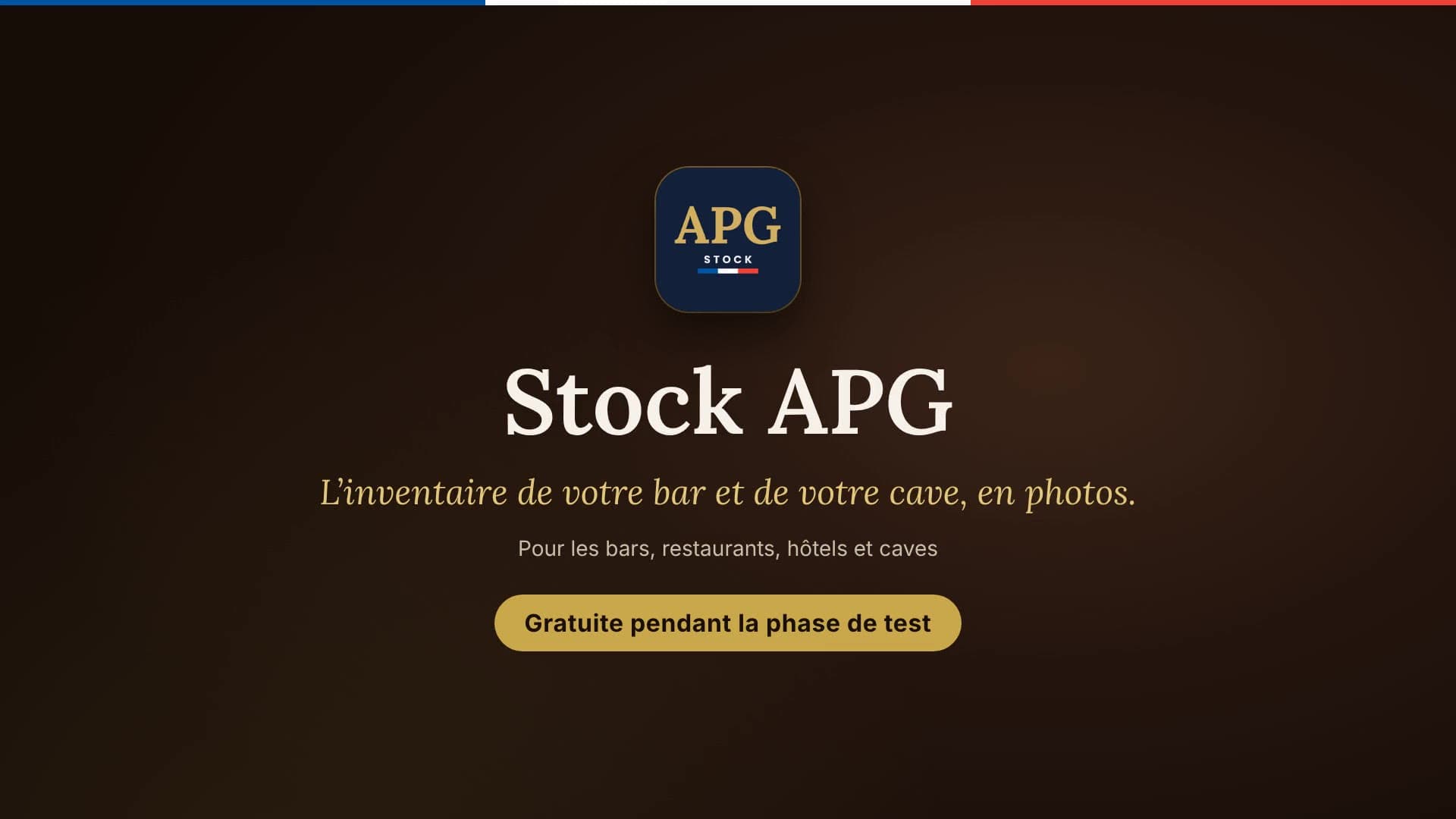 Stock APG : l'inventaire de votre bar et de votre cave, en photos